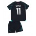 Billige Manchester City Jeremy Doku #11 Børnetøj Tredjetrøje til baby 2023-24 Kortærmet (+ korte bukser)